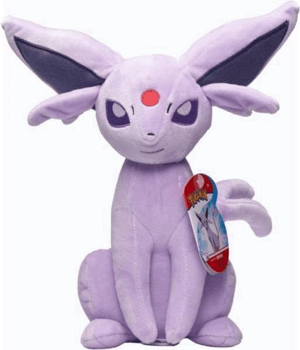 Espeon – Pokémon Pluche Knuffel 20 cm {Pokemon Plush Toy | Speelgoed Knuffeldier Knuffelpop voor kinderen jongens meisjes | Charizard, Bulbasaur, Charmander, Squirtle, Pikachu, Eevee}